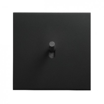 Interrupteur noir mat carré