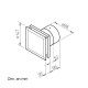 MiniVent M1/100 [- Aérateur axial permanent - Ventilation mécanique permanent - Helios]