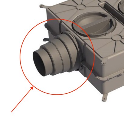 Raccord Multi-Configuration pour caisson Multi-Configuration [- Pièce détachée VMC Double flux - Ni repris ni échangé - BRINK]