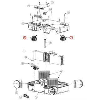 Motoventilateur pour VMC Thermodynamique AIRFLOW [- Pièce SAV VMC double flux - Ni repris ni échangé - AIRWELL]