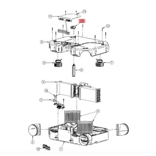 Servomoteur pour VMC Thermodynamique AIRFLOW [- Pièce SAV VMC double flux - Ni repris ni échangé - AIRWELL]