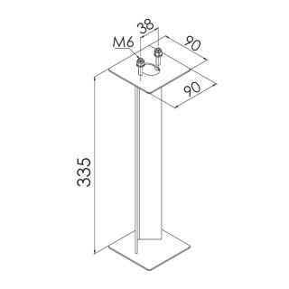 Kit d’ancrage sol meuble pour bornes ARENDAL [- Eclairage extérieur - Norlys]