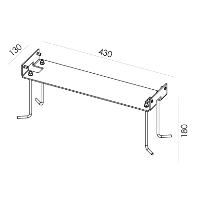 Kit d’ancrage béton pour bornes HELLVIK [- Eclairage extérieur - Norlys]