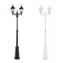 Lampadaire double tête MODENA E27 [- Candelabre - Eclairage extérieur - Norlys]