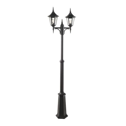 Lampadaire double tête MODENA E27 [- Candelabre - Eclairage extérieur - Norlys]