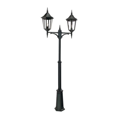 Lampadaire double tête MODENA E27 [- Candelabre - Eclairage extérieur - Norlys]