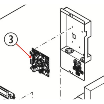 Carte électronique - AIR COMFORT [- Pièce détachée VMC Double flux - Ni repris ni échangé - BRINK]